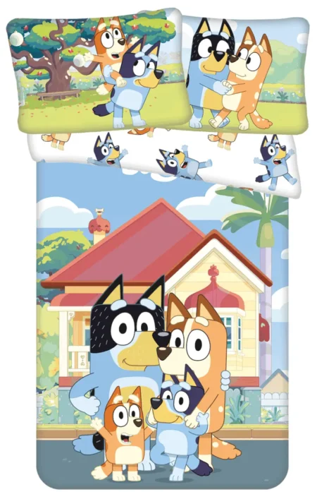 Bluey Peuterdekbedovertrek home - 100 x 135 cm - Katoen pre order