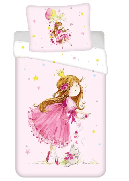 Feeën Dekbedovertrek roze - Eenpersoons - 140 x 200 cm