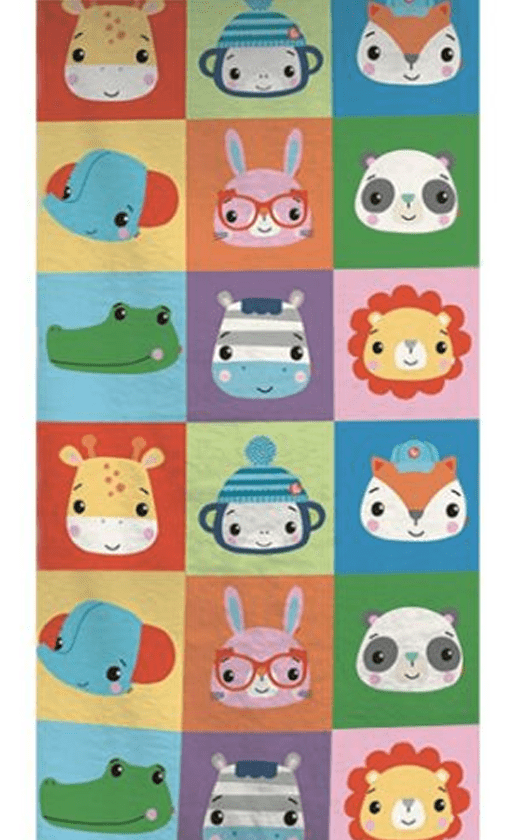 Fisher-Price strandlaken Animals 70 x 140 cm