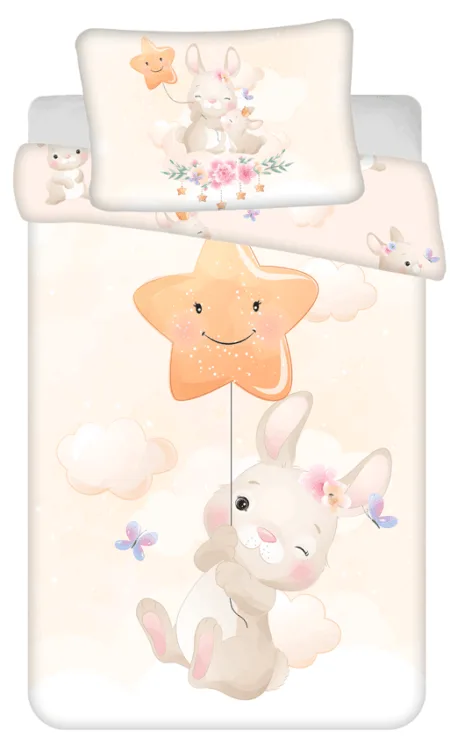 Konijnen Peuterdekbedovertrek - 100 x 135 cm - Katoen