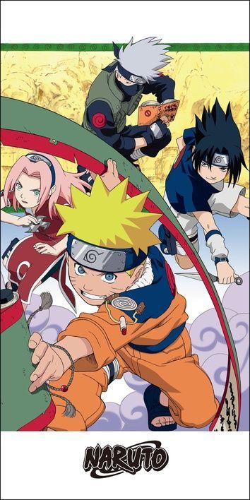 Naruto strandlaken ready 70 x 140 cm