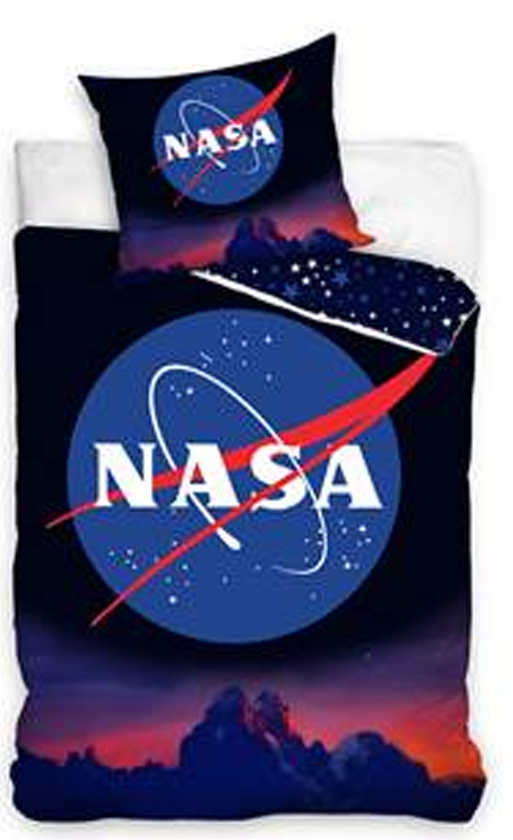 NASA Planet Dekbedovertrek 140 x 200 cm - 60x70cm