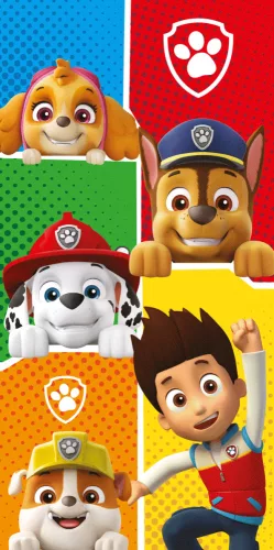 Paw Patrol strandlaken blocks 70 x 140 cm