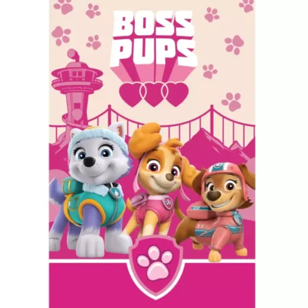paw patrol fleece deken boss pups 100 x 150 cm