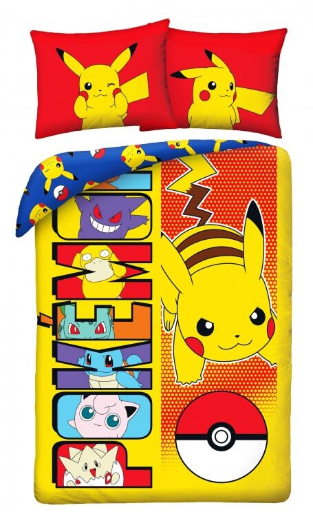 Pokémon Dekbedovertrek Pikachu 140 x 200 cm (70 x 90 cm)