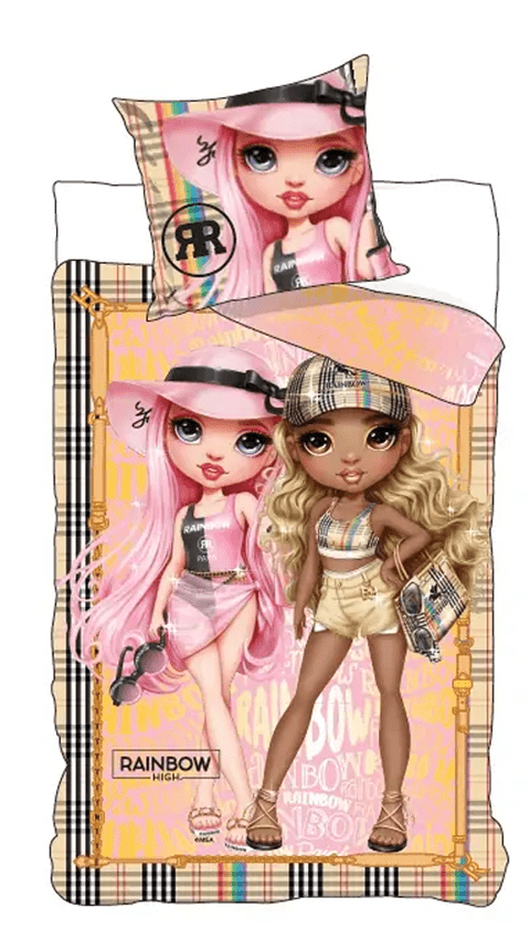 Rainbow High Dekbedovertrek Summer 140 x 200 cm - Katoen 70 x 90 cm