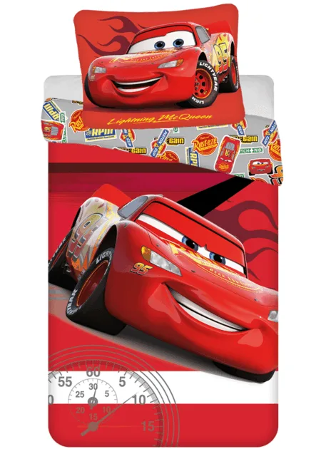 Cars Dekbedovertrek rood - 140 x 200 cm - Katoen