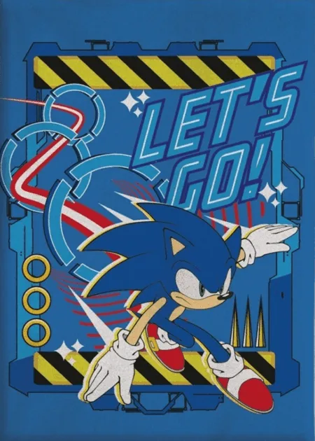 Sonic Fleece plaid Let's Go 110 x 150 cm