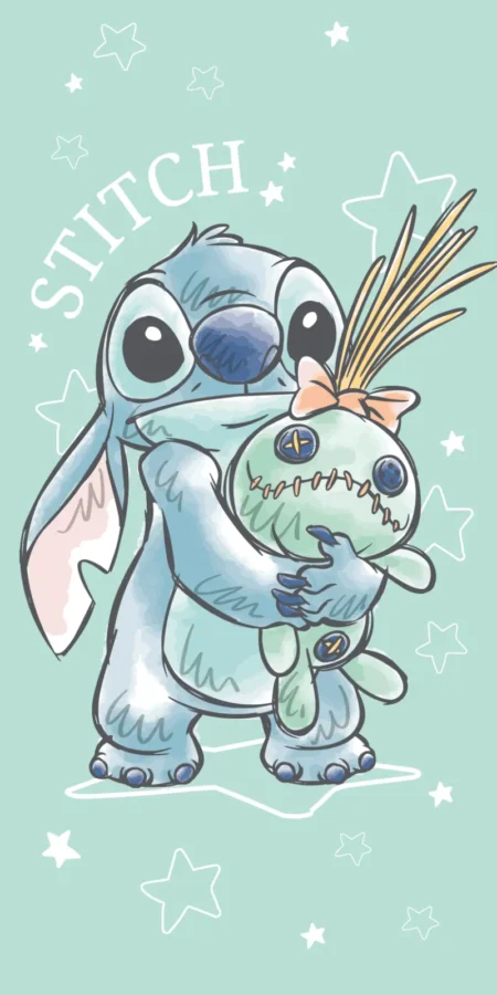 Stitch strandlaken Buddie 70 x 140 cm Katoen - pre order