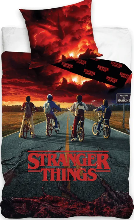 Stranger Things Dekbedovertrek Bikers  140 x 200 cm - 70 x 90 cm