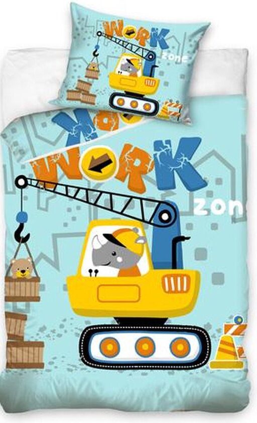 Hijskraan Dekbedovertrek 140 x 200 cm 70 x 90 cm - 100% katoen