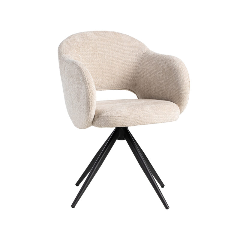 LABEL51 Eetkamerstoel Lela - Naturel - Elite - One size