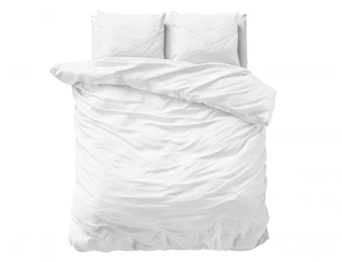 Primaviera Deluxe Uni Satijn Dekbedovertrek Wit 240 x 200/220 cm