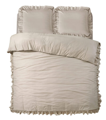 Sleeptime Ruffles Taupe 240 x 200/220 cm