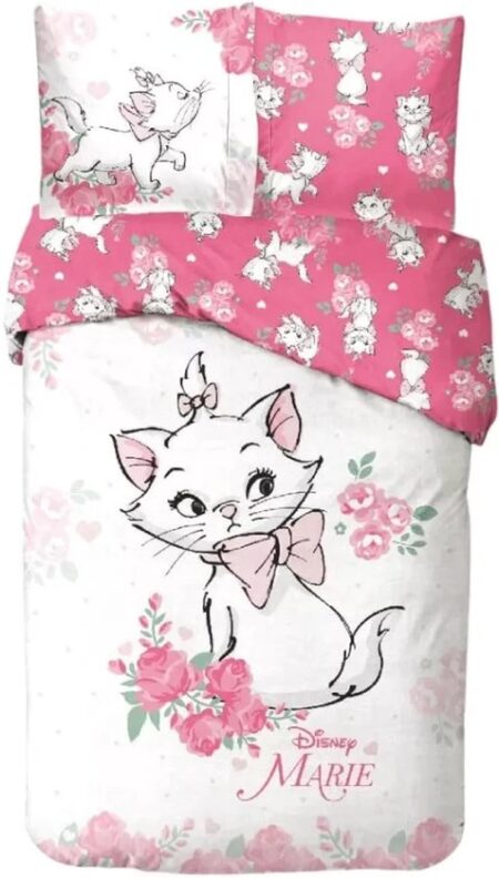 Disney AristoCats dekbedovertrek - 140 x 200 cm -65x65cm - Katoen