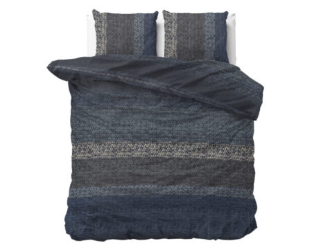 Dreamhouse Flanel Gradient Knits Blauw 200 x 220 cm