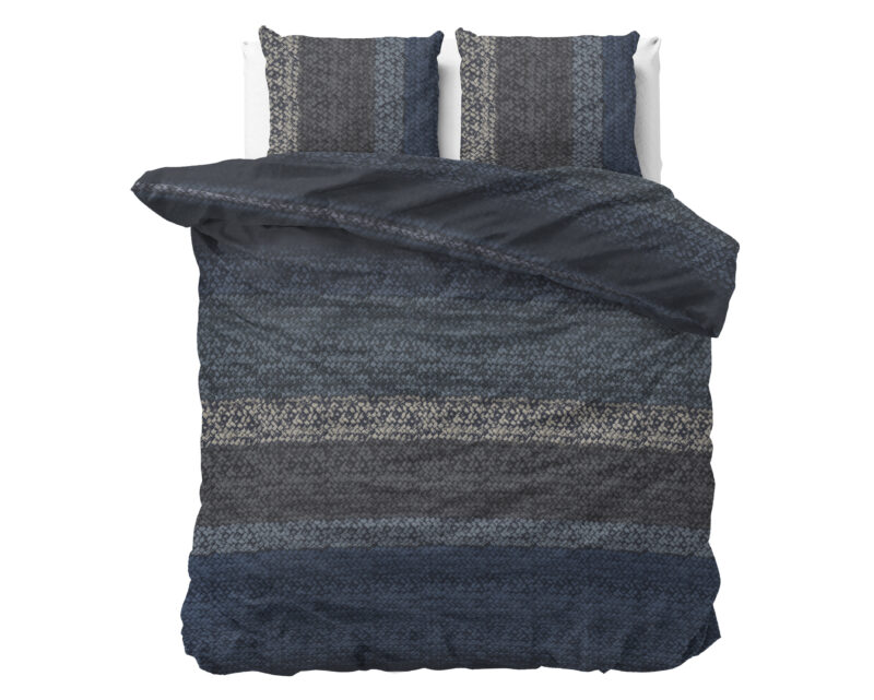 Dreamhouse Flanel Gradient Knits Blauw 200 x 220 cm