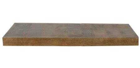 LABEL51 Eetkamertafel Tafelblad Straight Edge - Nature - Mangohout - 120 cm Straight