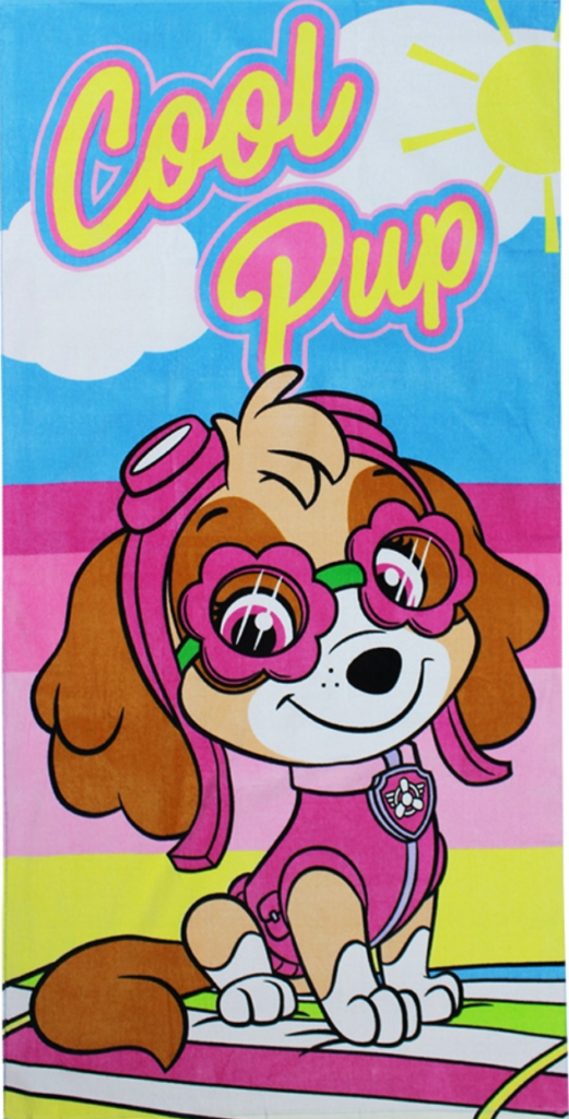Paw Patrol strandlaken Cool Pup 70 X 140 cm - Katoen