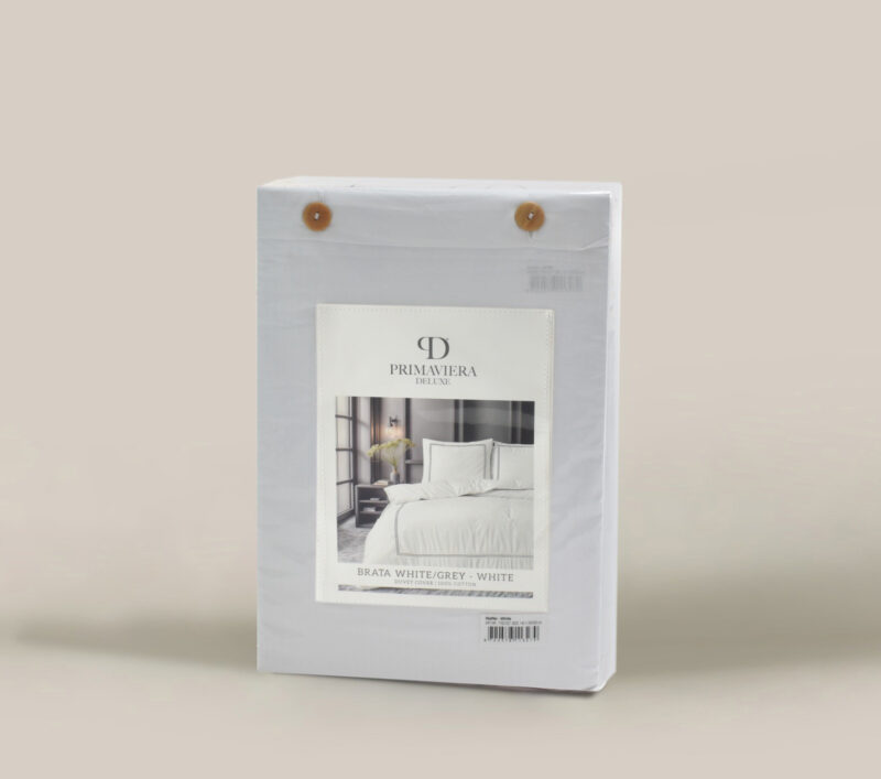Primaviera Deluxe Brata Wit/Grijs Wit 240 x 200/260 cm