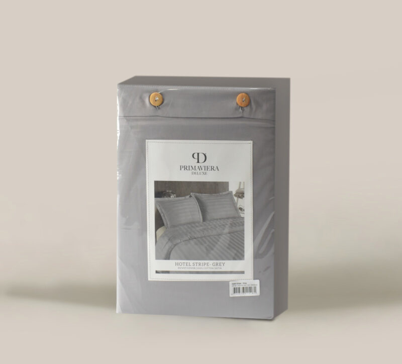 Primaviera Deluxe Hotel Stripe Grijs 200 x 200/260 cm