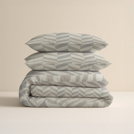 Sleeptime Chevron Beige/Zand 140 x 200/220 cm