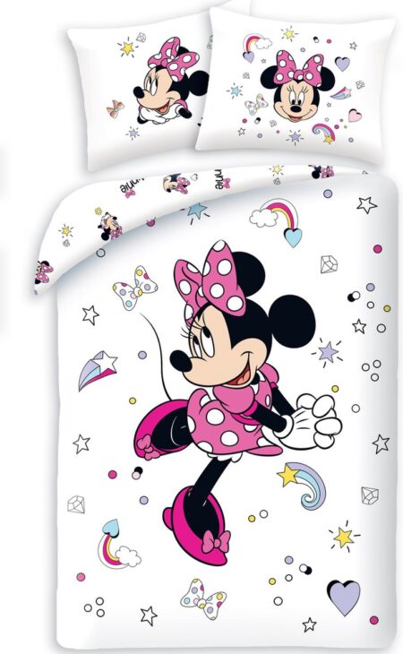 Disney Minnie Mouse Dekbedovertrek Beautiful - 140 x 200 cm - Katoen