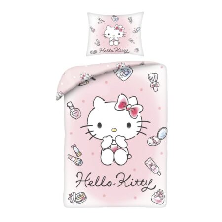 Hello Kitty Dekbedovertrek 140x200 cm - 70x90 cm -Polyester