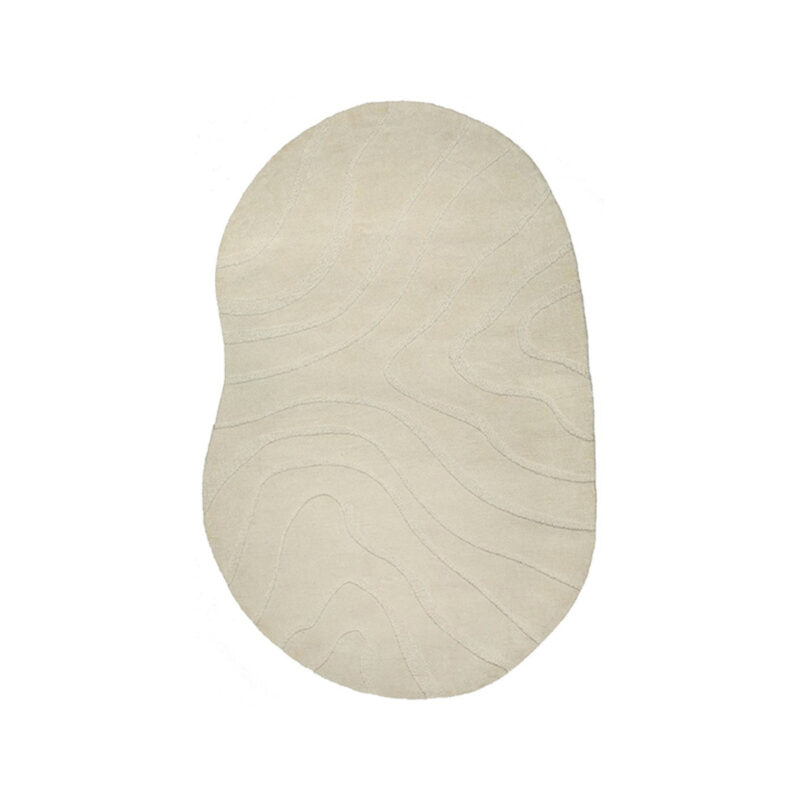 LABEL51 Vloerkleden Goa - Zand - Polyester - 160x230 cm - Organisch