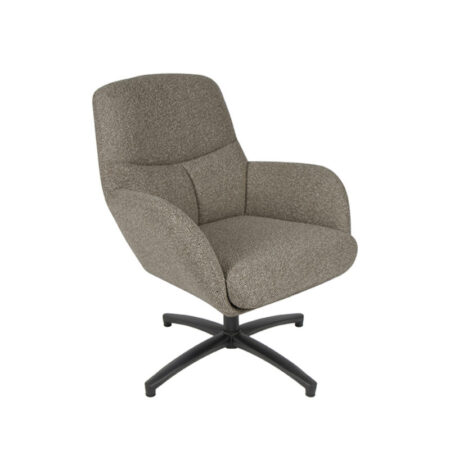 LABEL51 Fauteuil Chill Zone - Truffel grijs - Boucle - One Size