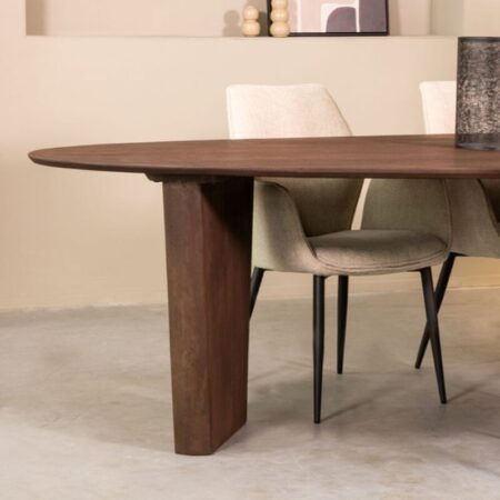 LABEL51 Eetkamertafel Wow - Nature - Mangohout - 240x110 cm