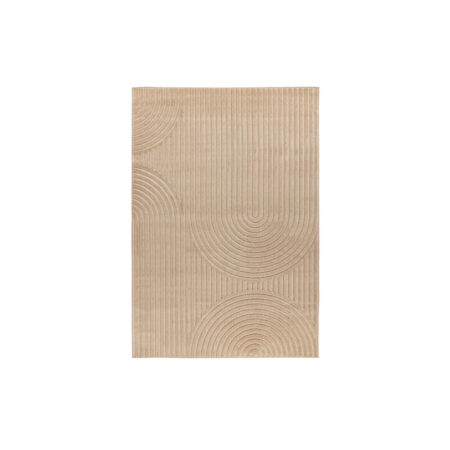 LABEL51 Vloerkleden Varo - Beige - Polyester - 160x230 cm
