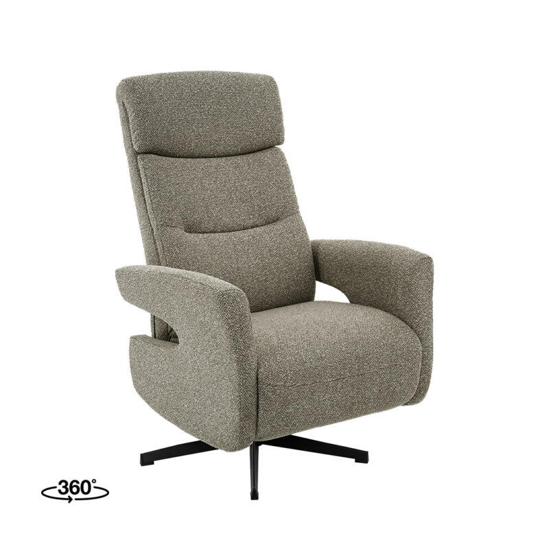 LABEL51 Fauteuil Tampere - Mushroom - Royal Boucle - One Size