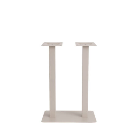 LABEL51 Eetkamertafel Tafelpoot Dubbel - Taupe - Metaal - Dubbel - 108 cm