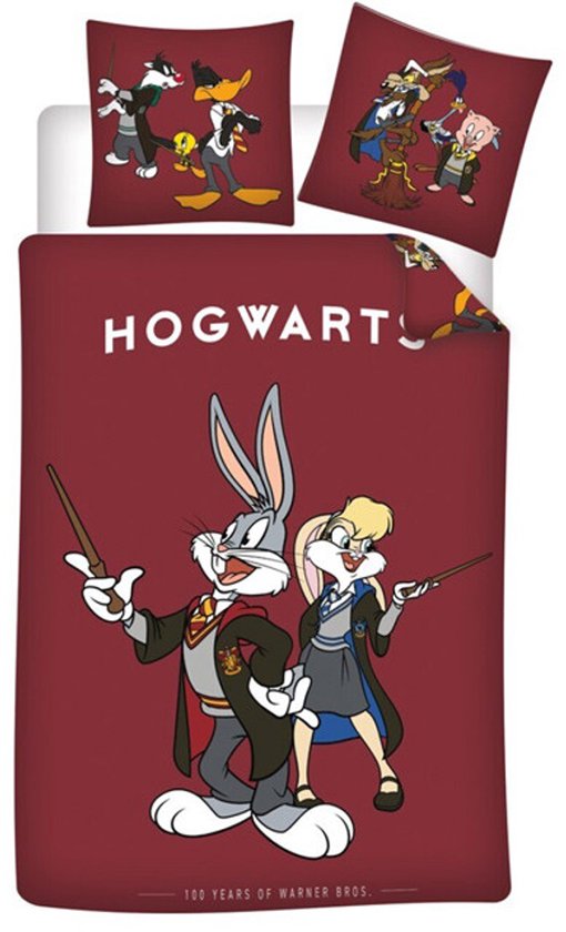 De Looney Tunes Zweinstein-beddengoed set 140×200cm