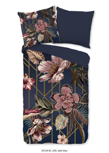 Pure Dekbedovertrek "" - Blauw - (135x200 cm) - Microfiber