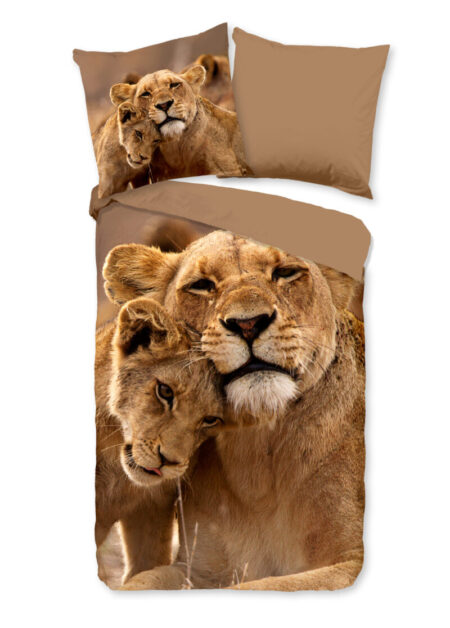 Pure Dekbedovertrek "tijgers" - Multi - (135x200 cm) - Microfiber