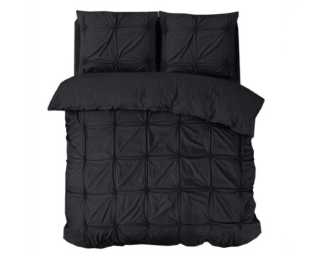 Sleeptime Punch Pintuck Zwart 140 x 200/220 cm