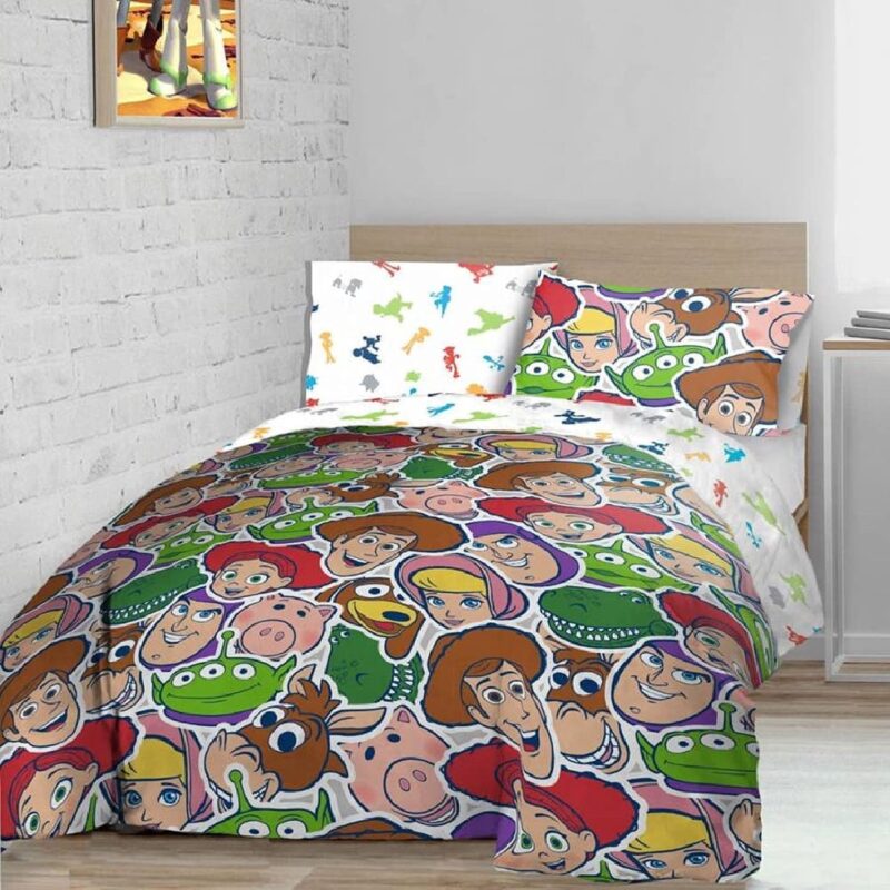 Toy Story Dekbedovertrek  200 x 200 cm (48 x 74 cm) polyester