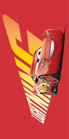 Disney Cars Strandlaken Lightning McQueen - 70 x 140 cm - Katoen