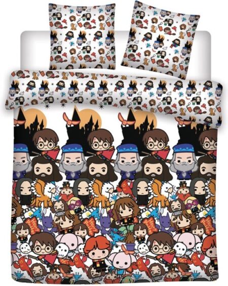 Harry Potter Hogwarts Mini's Dekbedovertrek  200 x 200 cm