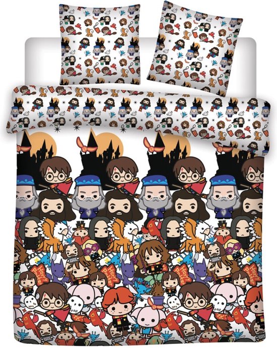 Harry Potter Hogwarts Mini's Dekbedovertrek  200 x 200 cm