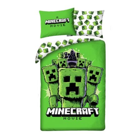 Minecraft Dekbedovertrek creeper - 140 x 200 cm - 70 x 90 cm - Polyester pre order