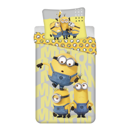 Minions Dekbedovertrek 140 x 200 cm - Katoen - 70 x 90 cm- pre order