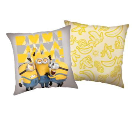 Minions- gek gevoel- Katoen - 40x 40 cm- pre order