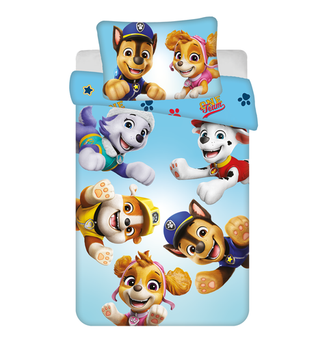 Paw Patrol dekbedovertrek baby 100 x 135 cm + 40 x 60 cm katoen- pre order