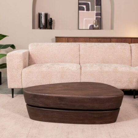 LABEL51 Salontafel Javi - Espresso - Mangohout - 110 cm