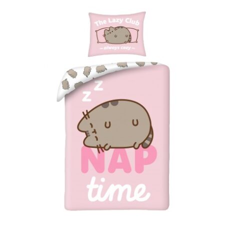 Pusheen dekbedovertrek nap time 140 x 200 cm polyester pre order