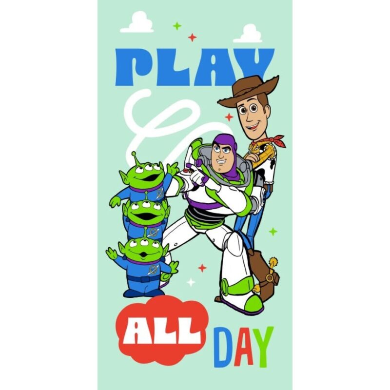 Toys Story play all day strandlaken 70 x 140 cm polyester
