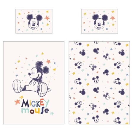 Disney Mickey Mouse Dekbedovertrek print - 100x140 - Katoen - pre order